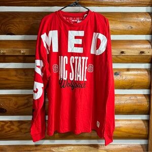 Pressbox Red NC State Wolfpack “Gameday” Long Sleeve‎ Tee